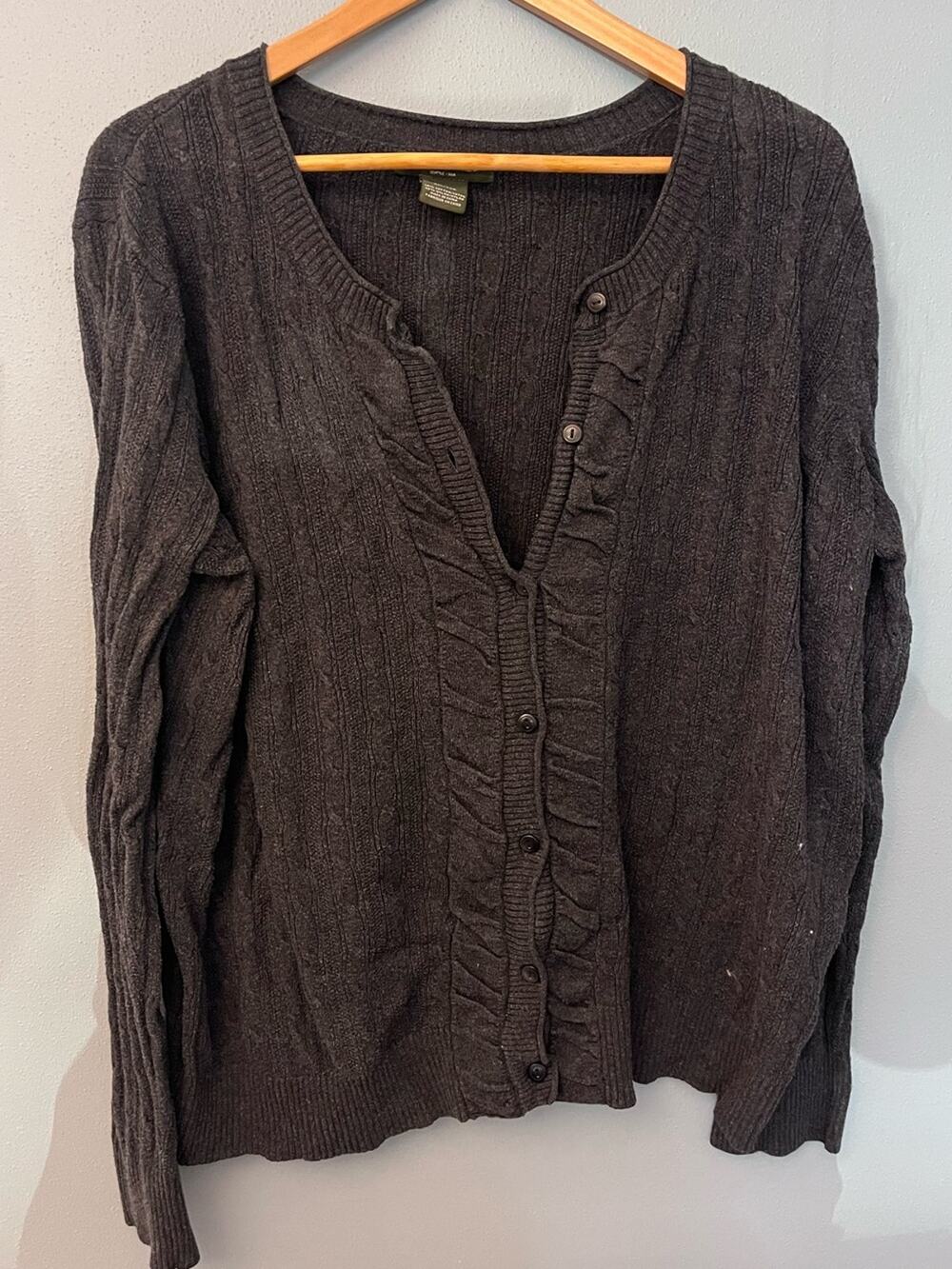 Eddie Bauer Cable Knit Cardigan